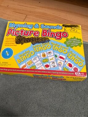ETA Hand2Mind Rhyming and Sounds Picture Bingo- EUC